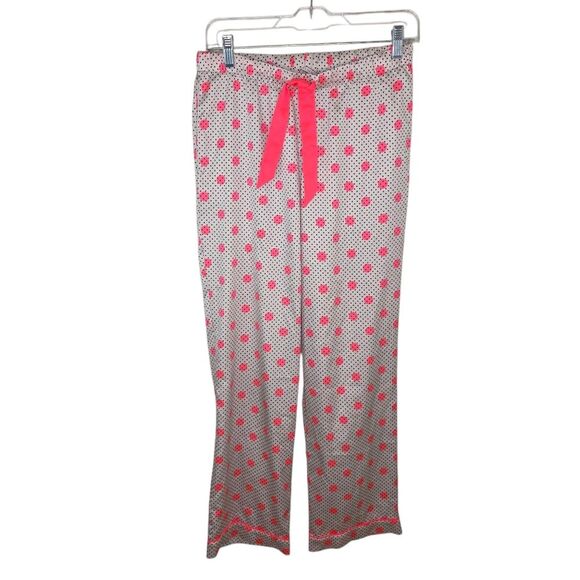 Victoria's Secret Satin Polka Dot Pajama Lounge Pants Size Small - Picture 1 of 7